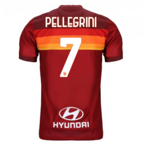 Maglie da Calcio AS Roma Lorenzo Pellegrini 7 Prima 2020 21 – Manica Corta