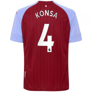 Maglie da Calcio Aston Villa Ezri Konsa 4 Prima 2020 21 – Manica Corta