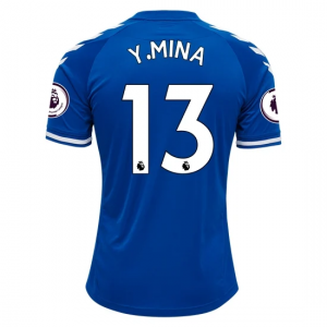 Maglie da Calcio Everton Yerry Mina 13 Prima 2020 21 – Manica Corta