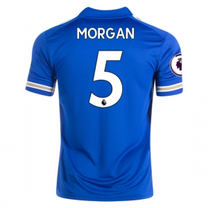 Maglie da Calcio Leicester City Wes Morgan 5 Prima 2020 21 – Manica Corta