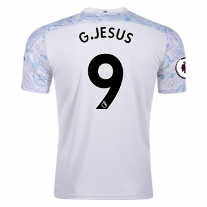 Maglie da Calcio Manchester City Gabriel Jesus 9 Terze 2020 21 – Manica Corta