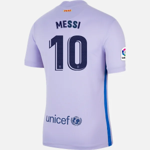 Maglie da Calcio FC Barcelona Lionel Messi 10 Seconda  2021/22 – Manica Corta