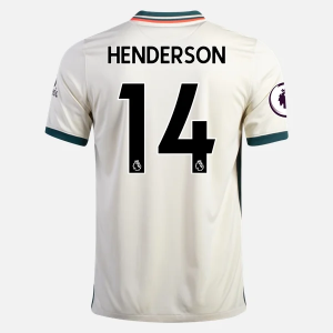 Maglie da Calcio Liverpool FC Jordan Henderson 14 Seconda  2021/22 – Manica Corta
