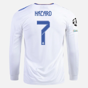 Maglie da Calcio Real Madrid Eden Hazard 7 Prima 2021/22 – Manica Lunga