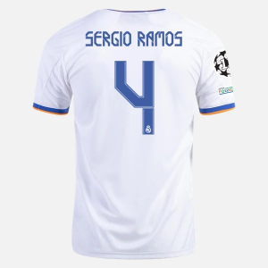Maglie da Calcio Real Madrid Sergio Ramos 4 Prima  2021/22 – Manica Corta