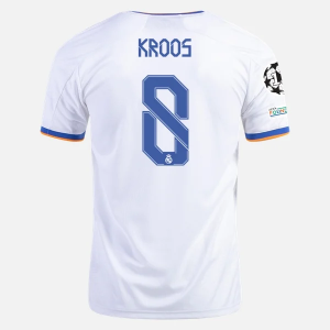 Maglie da Calcio Real Madrid Toni Kroos 8 Prima  2021/22 – Manica Corta